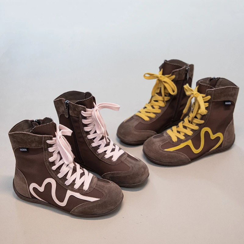 Kids Ankle Boots for Girls 2025 New Autumn Toddler Breathable Lining Boots Soft Sole Korean Style School Shoes for Girls Boots
Kids Ankle Boots for Girls 2025 New Autumn Toddler Breathable Lining Boots Soft Sole Korean Style School Shoes for Girls Boots