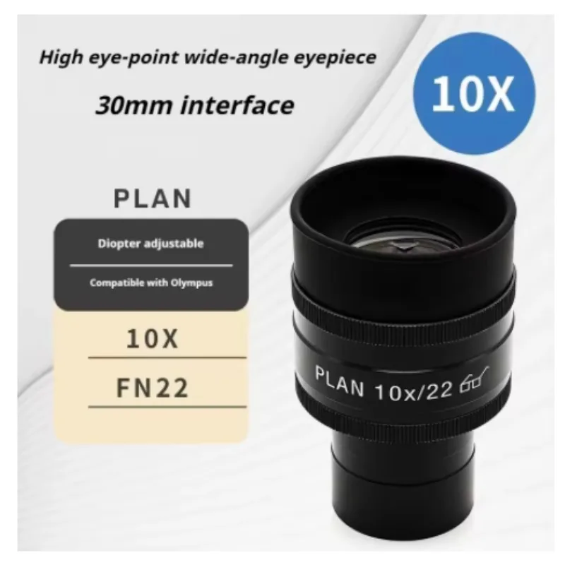 10X WHSZ Wide Angle Eyepiece High Eye Relief 30mm Large Field View Diopter Stereoscopic Metallographic Microscope Eyepiece
10X WHSZ Wide Angle Eyepiece High Eye Relief 30mm Large Field View Diopter Stereoscopic Metallographic Microscope Eyepiece