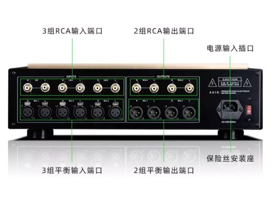 Refer to Accuphase C-2860Plus fully balanced Class A pure front-end HiFi amplifier upgraded version front-end amplifier
Refer to Accuphase C-2860Plus fully balanced Class A pure front-end HiFi amplifier upgraded version front-end amplifier