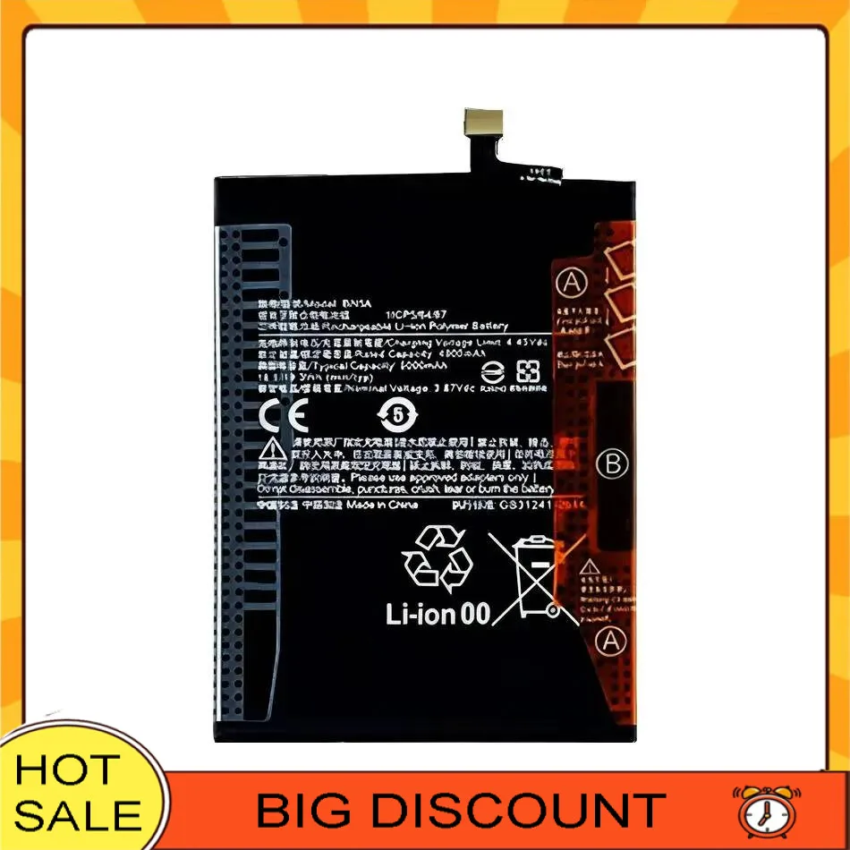 4900Mah BN5A High Compatibility For Xiaomi Mi Poco 3Pro 3 Mobile Phone Battery
4900Mah BN5A High Compatibility For Xiaomi Mi Poco 3Pro 3 Mobile Phone Battery