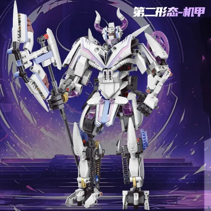 Новые строительные блоки Mecha, два смены мотоцикла, бык, король демонов, собранная модель, украшения, детские развивающие игрушки, подарки
Новые строительные блоки Mecha, два смены мотоцикла, бык, король демонов, собранная модель, украшения, детские развивающие игрушки, подарки