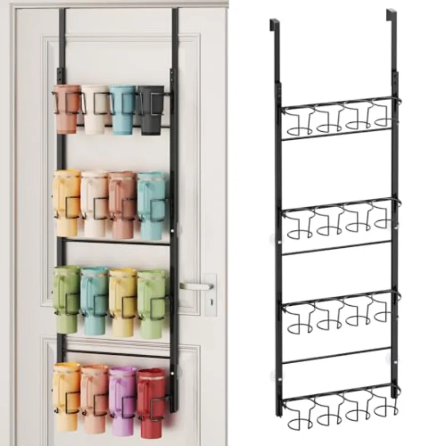 Water Bottle Organizer Over the Door Stanley Cup Holder, Cup Organizer for Door or Wall Mount Option, Stanley Accessories for P
Water Bottle Organizer Over the Door Stanley Cup Holder, Cup Organizer for Door or Wall Mount Option, Stanley Accessories for P