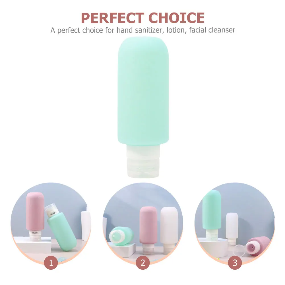 Empty Travel Bottles Shampoo Conditioner Toiletry 100ml Silica Gel Reusable Refillable Silicone Sub Bottles Travel Size
Empty Travel Bottles Shampoo Conditioner Toiletry 100ml Silica Gel Reusable Refillable Silicone Sub Bottles Travel Size