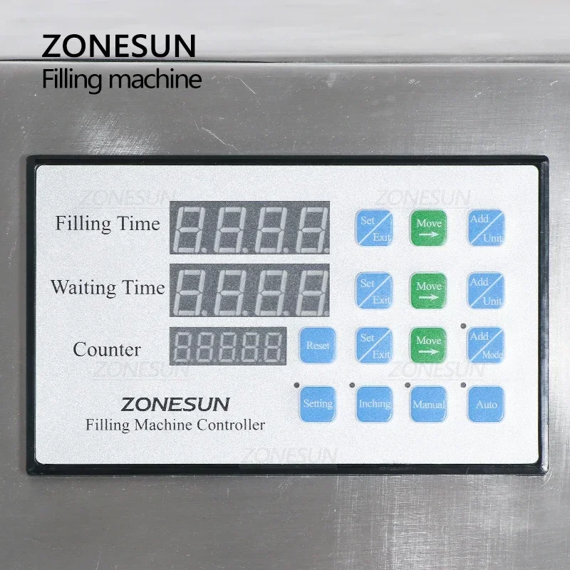 ZONESUN ZS-DPYT12P Semi-Automatic 12 Nozzles Liquid Filling Machine For Juice Milk Water Bottle Cosmetics Production
ZONESUN ZS-DPYT12P Semi-Automatic 12 Nozzles Liquid Filling Machine For Juice Milk Water Bottle Cosmetics Production