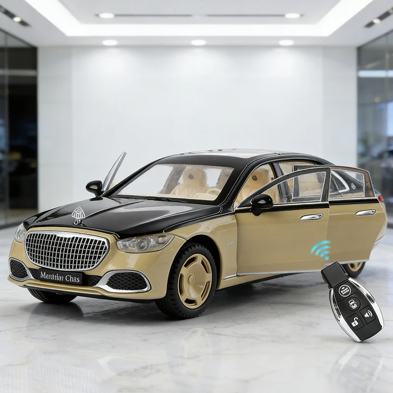 1:24 Maybach S680 Key Control Alloy Car Model Sound and Light Pull Back Children's Toy Collectibles Birthday Gift
1:24 Maybach S680 Key Control Alloy Car Model Sound and Light Pull Back Children's Toy Collectibles Birthday Gift