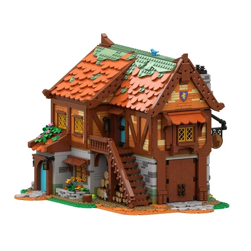 Medieval Castle Model Moc Building Blocks Medieval Workshop Model Technology Brick Construction DIY Assembly Toy Gifts Set
Medieval Castle Model Moc Building Blocks Medieval Workshop Model Technology Brick Construction DIY Assembly Toy Gifts Set