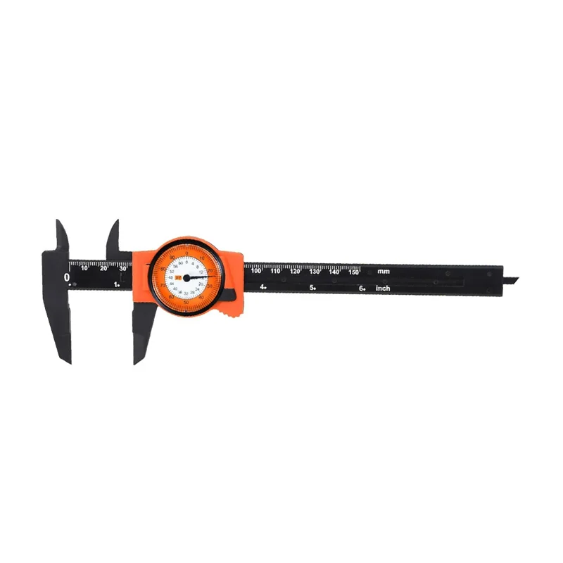 AT44-Plastic Vernier Caliper Dual Reading-Precision Caliper With Watch Plastic Vernier Caliper