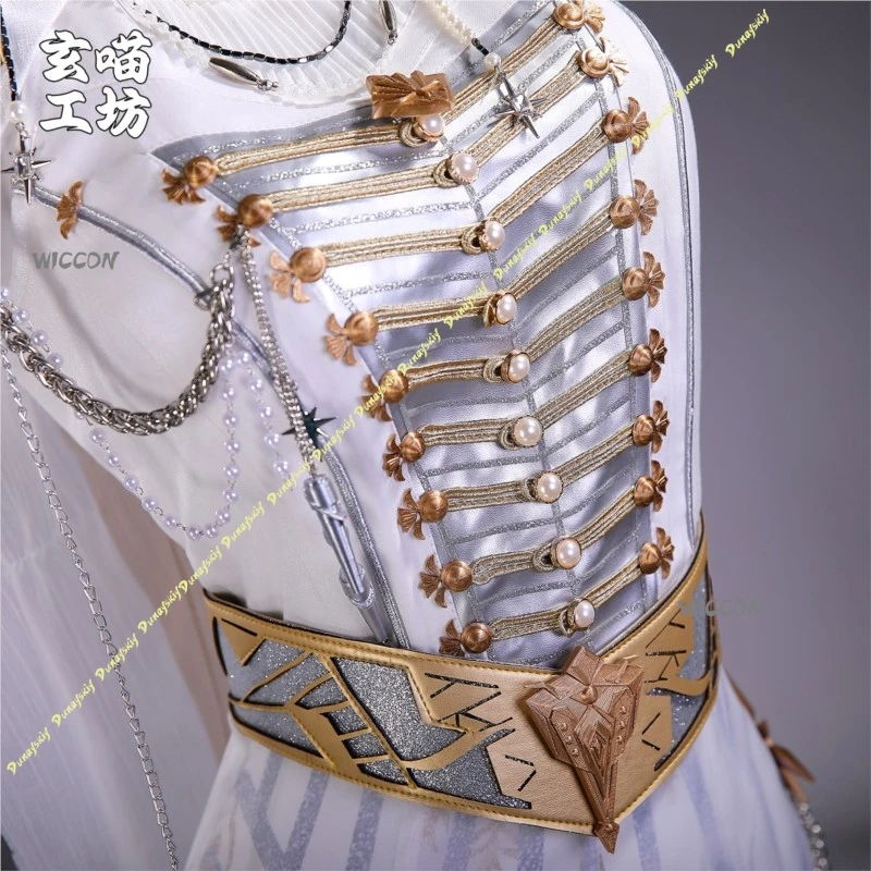Heroine Cosplay Costume Game Love And Deepspace Women White Dress Hunter MC Rafayel Cosplay Plus Size Lollita Halloween Party
Heroine Cosplay Costume Game Love And Deepspace Women White Dress Hunter MC Rafayel Cosplay Plus Size Lollita Halloween Party