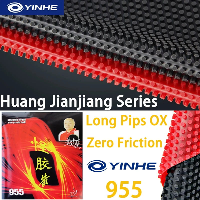 YINHE 955 Long Pips OX Huang JianJiang Cured Table Tennis Rubber with German Technology Professional Attacking Ping Pong Rubber
YINHE 955 Long Pips OX Huang JianJiang Cured Table Tennis Rubber with German Technology Professional Attacking Ping Pong Rubber