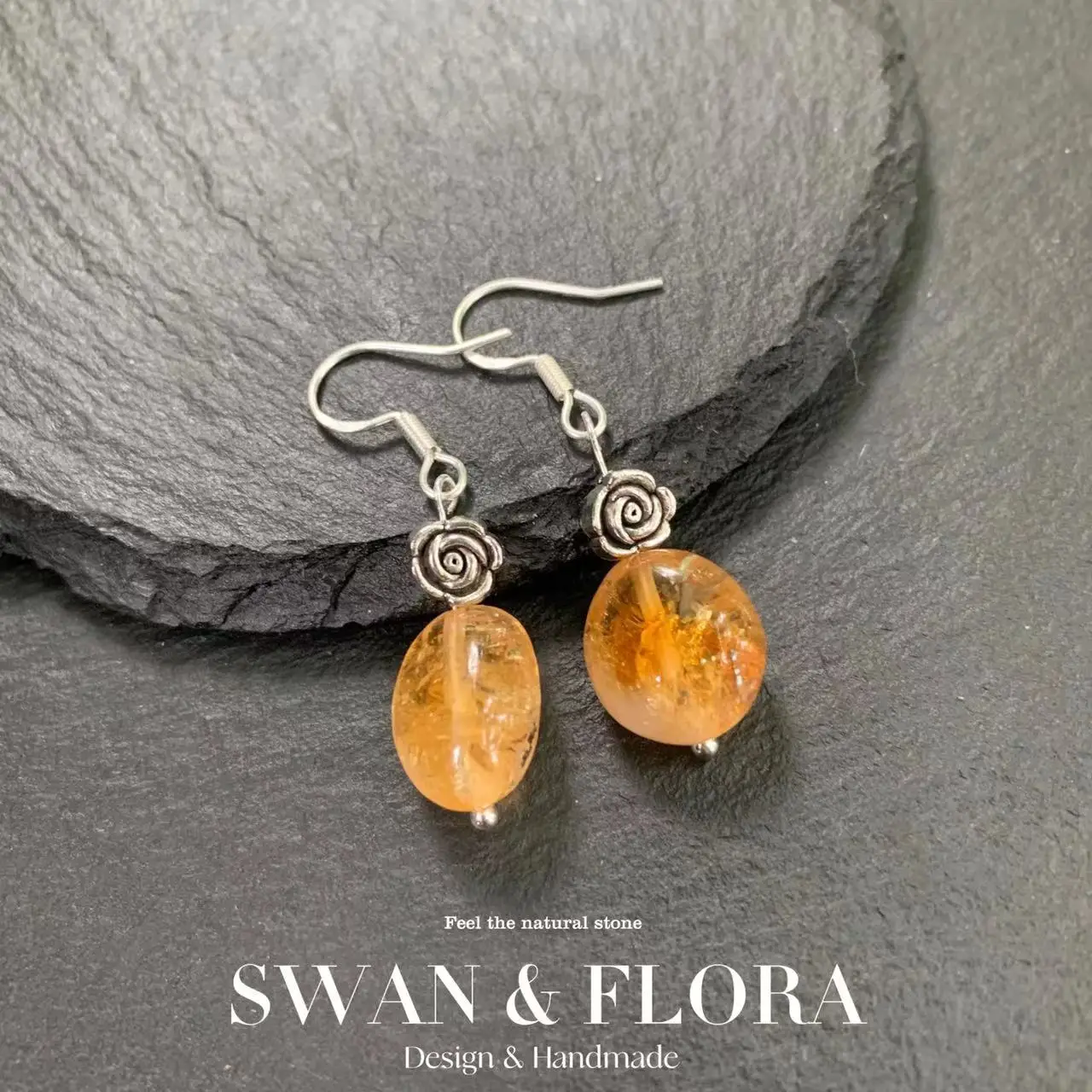 Natural Citrine Earrings Silver 925 Hanging Earrings Original Gemstone Women High Quality Jewelry Design Handmade
Natural Citrine Earrings Silver 925 Hanging Earrings Original Gemstone Women High Quality Jewelry Design Handmade