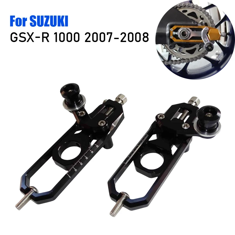 For SUZUKI GSX-R1000 GSXR1000 GSX-R 1000 2007 2008 Motorcycle Rear Wheel Axle Blocks Chain Adjusters Tensioner Swingarm Spools
For SUZUKI GSX-R1000 GSXR1000 GSX-R 1000 2007 2008 Motorcycle Rear Wheel Axle Blocks Chain Adjusters Tensioner Swingarm Spools