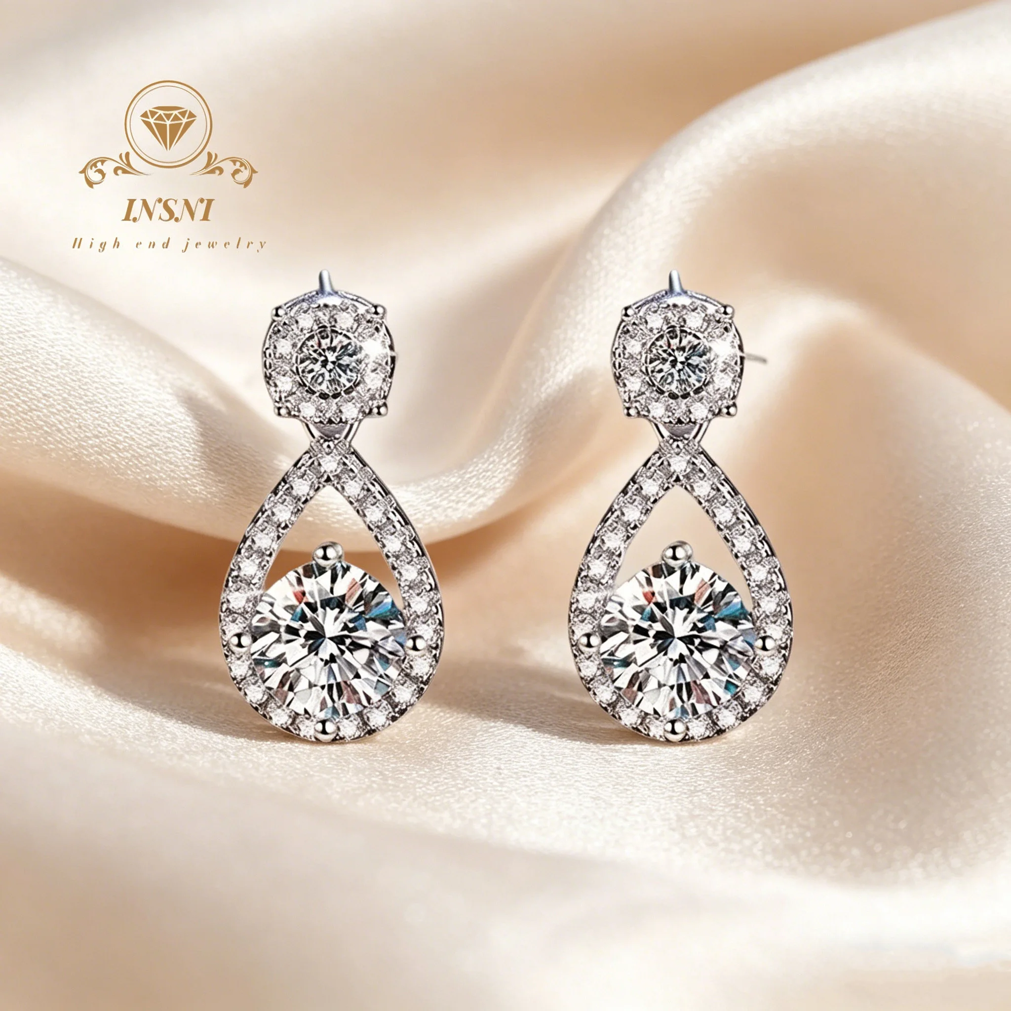 1Ct D Color Teardrop Moissanite Earrings S925 Silver Geometric Korean Style Certified Stud Jewelry Gift For Women hypoallergenic
1Ct D Color Teardrop Moissanite Earrings S925 Silver Geometric Korean Style Certified Stud Jewelry Gift For Women hypoallergenic