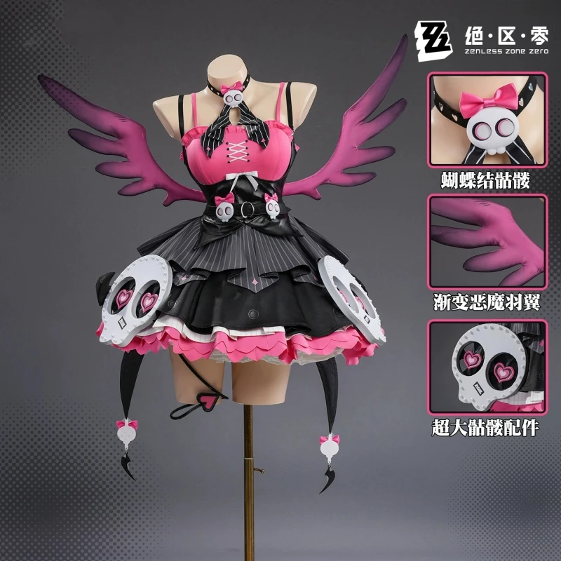 Aria Cosplay Costume Game Zenless Zone Zero Anime Women Sexy Dress Wing Role Play Clothing Halloween Comic-con Party Suit
Aria Cosplay Costume Game Zenless Zone Zero Anime Women Sexy Dress Wing Role Play Clothing Halloween Comic-con Party Suit