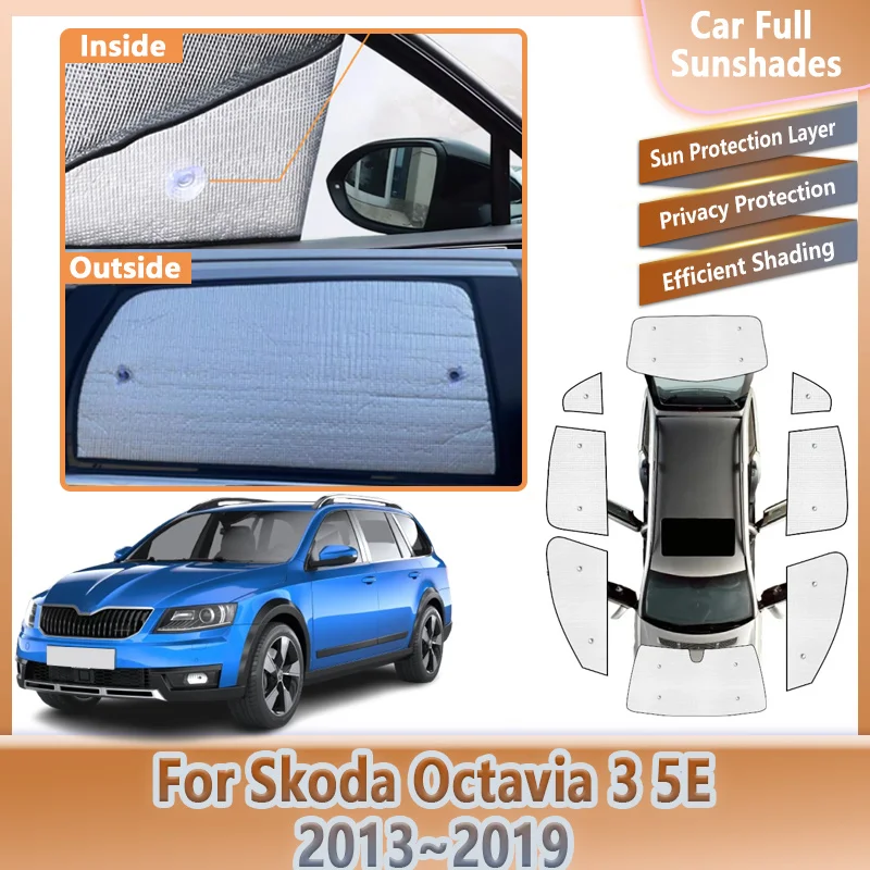 Car Full Sunshades For Skoda Octavia 3 MK3 5E Estate Scout 2013-2019 Sun Shade Windshield Anti-UV Visor Shades Auto Accessories
Car Full Sunshades For Skoda Octavia 3 MK3 5E Estate Scout 2013-2019 Sun Shade Windshield Anti-UV Visor Shades Auto Accessories