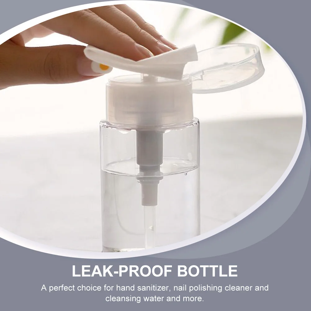2pcs 150ML Press Dispenser Bottles Leak Proof PETG Empty Lotion Bottle Travel Storage For Cleansing Water Nail Remover
2pcs 150ML Press Dispenser Bottles Leak Proof PETG Empty Lotion Bottle Travel Storage For Cleansing Water Nail Remover