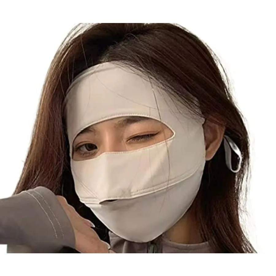Face UV Face Covering UPF 50+ Women Sun Protection Face Mask Washable Reusable for Running Outdoors
Face UV Face Covering UPF 50+ Women Sun Protection Face Mask Washable Reusable for Running Outdoors