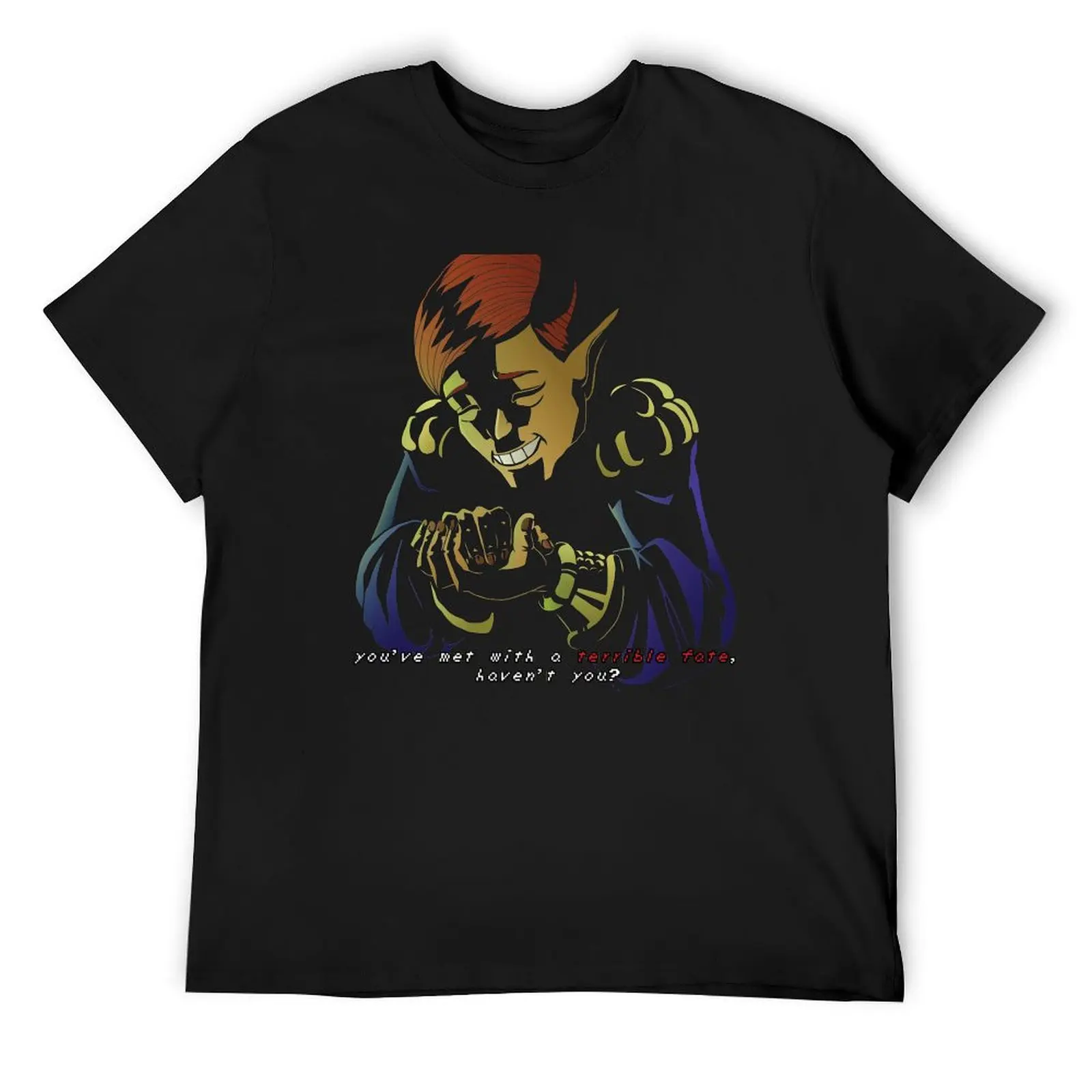 Terrible Fate T-Shirt anime clothes Aesthetic clothing luxury designer clothing for men
Terrible Fate T-Shirt anime clothes Aesthetic clothing luxury designer clothing for men