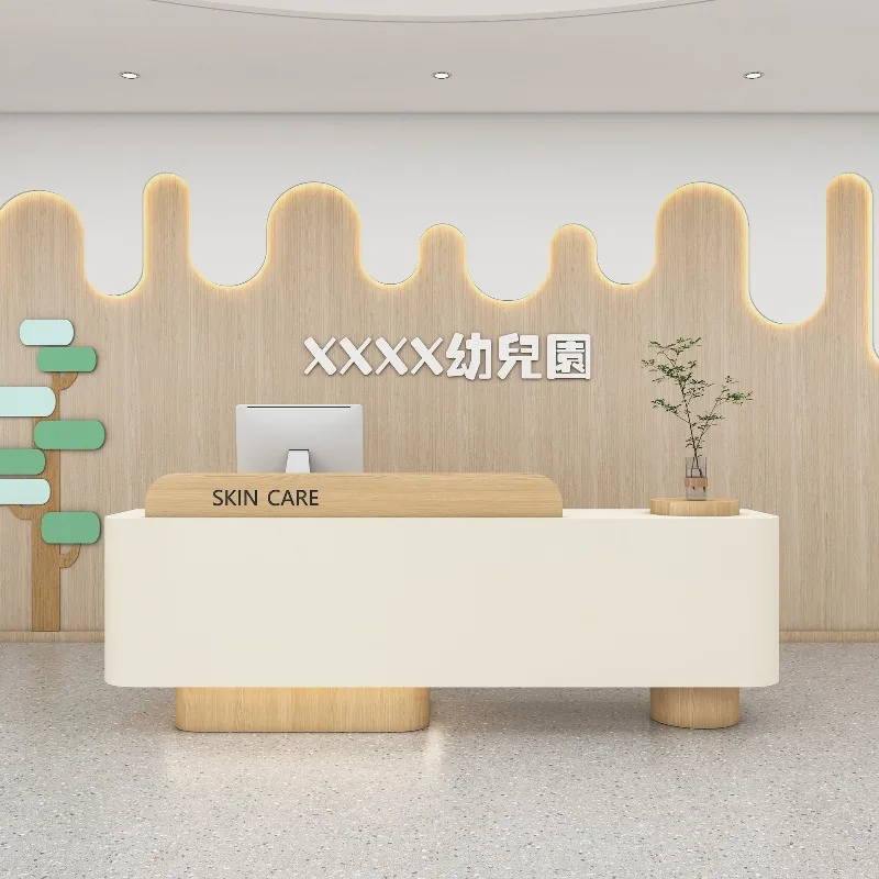 Nordic Minimalist Reception Desk Company Front Popular Clothing Store Reception Desk Office Furniture Reception Et Table ZY40JDT
Nordic Minimalist Reception Desk Company Front Popular Clothing Store Reception Desk Office Furniture Reception Et Table ZY40JDT