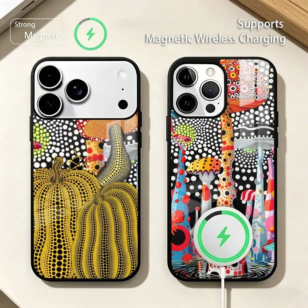 Y-Yayoi Kusama's P-polka dot works Phone Case For iPhone17,16,15,14,13,12,11 Plus,Pro Compatible with magnetic wireless charging
Y-Yayoi Kusama's P-polka dot works Phone Case For iPhone17,16,15,14,13,12,11 Plus,Pro Compatible with magnetic wireless charging