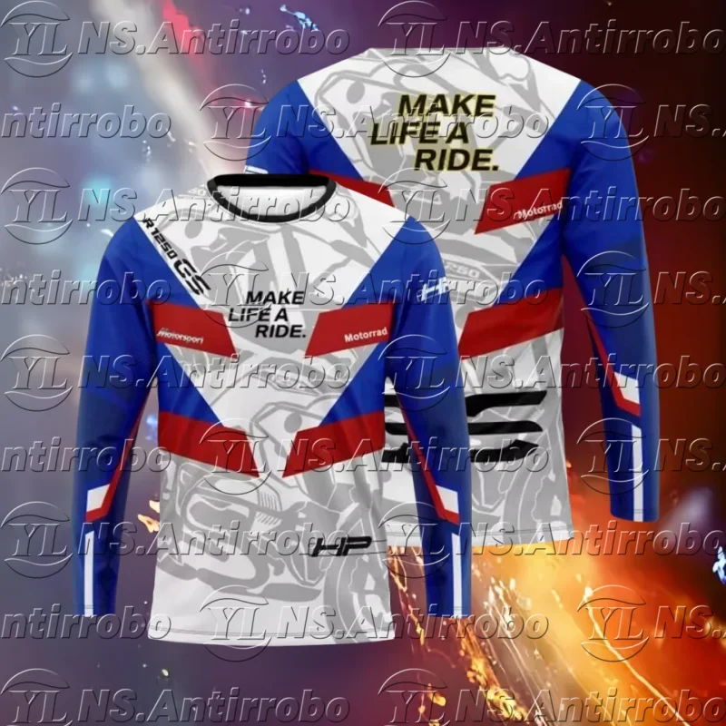 2025 BW R1250 GS Motorcycle Racing Adventure Cycling Sports Travel Long T-shirt Motorcycle Motorsport Motorrad Racing Jerseys
2025 BW R1250 GS Motorcycle Racing Adventure Cycling Sports Travel Long T-shirt Motorcycle Motorsport Motorrad Racing Jerseys