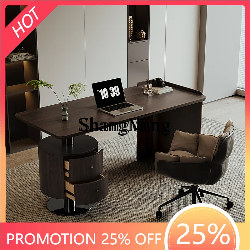 SM household light luxury modern high-end solid wood desk household living room study computer desk
SM household light luxury modern high-end solid wood desk household living room study computer desk