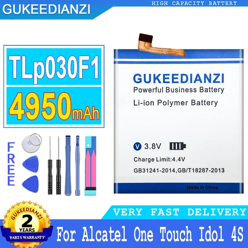 4950 мА · ч аккумулятор GUKEEDIANZI TLp030F1 TLP030F2 для Alcatel One Touch Idol
4950 мА · ч аккумулятор GUKEEDIANZI TLp030F1 TLP030F2 для Alcatel One Touch Idol