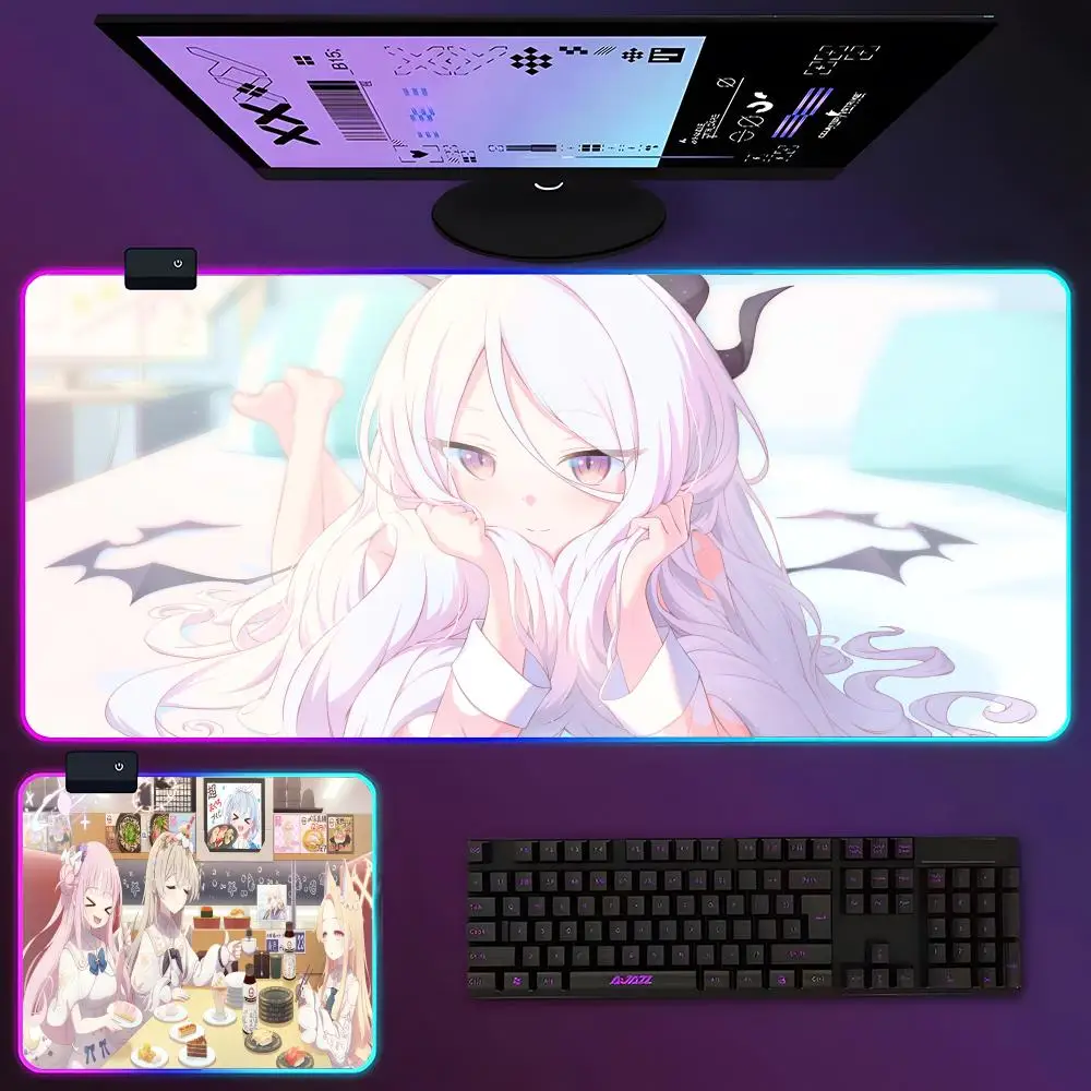 Anime girl Blue Archive Mouse Pad RGB Luminous 700X400mm Large Table Pad Encrypted Anti Skid Super Large Mouse Pad
Anime girl Blue Archive Mouse Pad RGB Luminous 700X400mm Large Table Pad Encrypted Anti Skid Super Large Mouse Pad