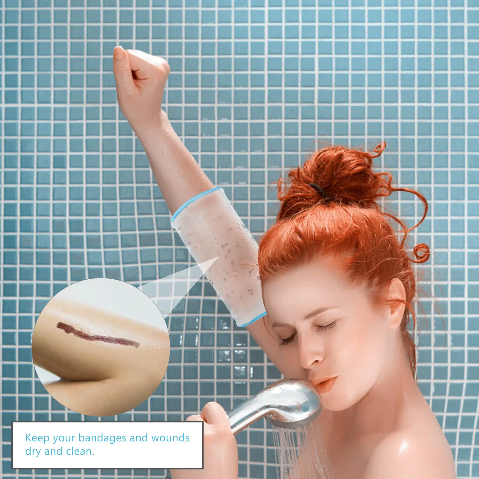 Reusable Waterproof Elbow Sleeve Protector for Shower Upper Arm Cast Cover Wounds Bandages Dry Clean Shower Cover for Upper Arm
Reusable Waterproof Elbow Sleeve Protector for Shower Upper Arm Cast Cover Wounds Bandages Dry Clean Shower Cover for Upper Arm