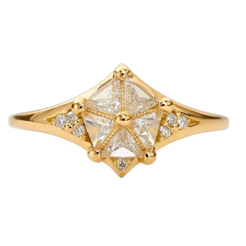 Модное и универсальное индивидуальное пятиугольное кольцо со снежинкой, кольцо из чистого серебра S925, женское кольцо, нишевое ювелирное изделие высокого класса
Модное и универсальное индивидуальное пятиугольное кольцо со снежинкой, кольцо из чистого серебра S925, женское кольцо, нишевое ювелирное изделие высокого класса