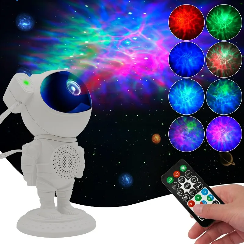 Astronaut Starry Sky Light Projector with Remote Control Dimming Bluetooth Music Bedroom Atmosphere Night Light Children's Toy
Astronaut Starry Sky Light Projector with Remote Control Dimming Bluetooth Music Bedroom Atmosphere Night Light Children's Toy