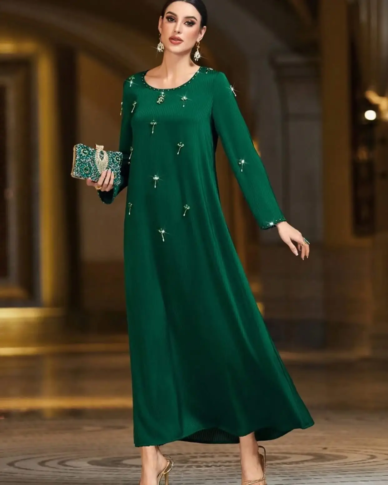 Customized High Quality Jersey Crystal Evening Dresses Delicate Long Sleeves Party Dress Custom Size Bespoke Occasion
Customized High Quality Jersey Crystal Evening Dresses Delicate Long Sleeves Party Dress Custom Size Bespoke Occasion