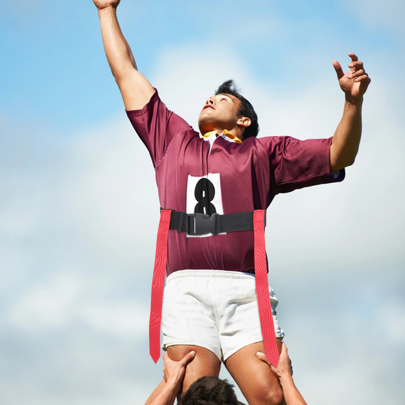 1 комплект регулируемых футбольных ремней с флагом для взрослых, молодежи, командных видов спорта, тренировок на открытом воздухе, в помещении, прочных ярких цветов, футбола
1 комплект регулируемых футбольных ремней с флагом для взрослых, молодежи, командных видов спорта, тренировок на открытом воздухе, в помещении, прочных ярких цветов, футбола