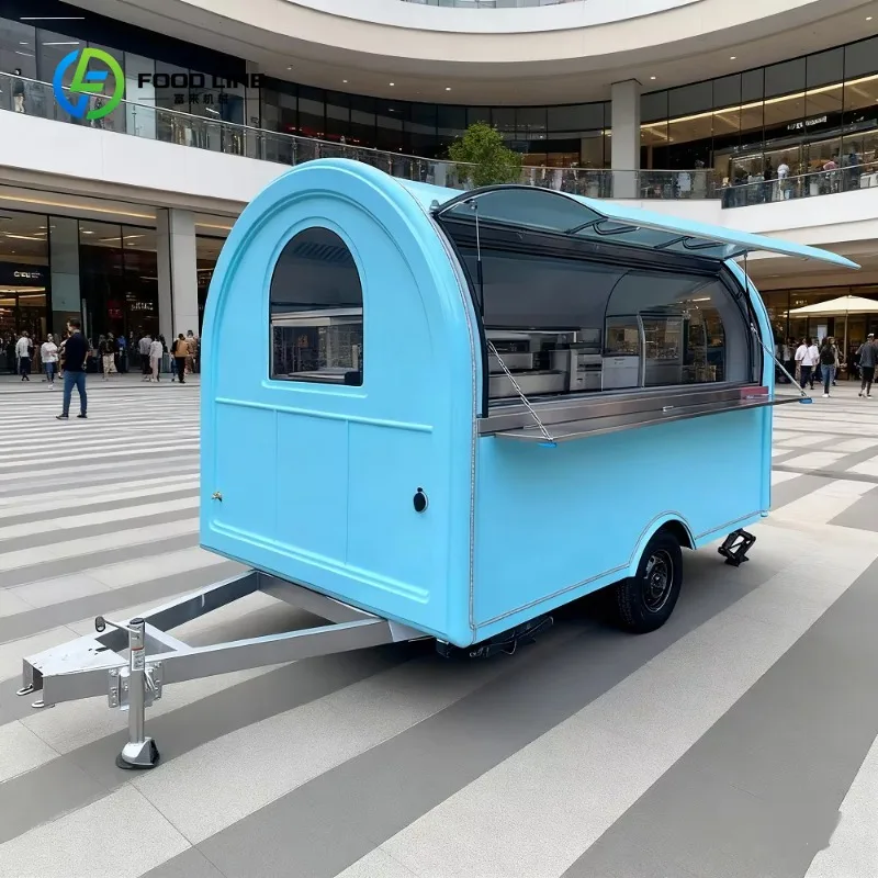 Food Vending Trailer Weather Resistant Construction Professional Round Food Truck
Food Vending Trailer Weather Resistant Construction Professional Round Food Truck