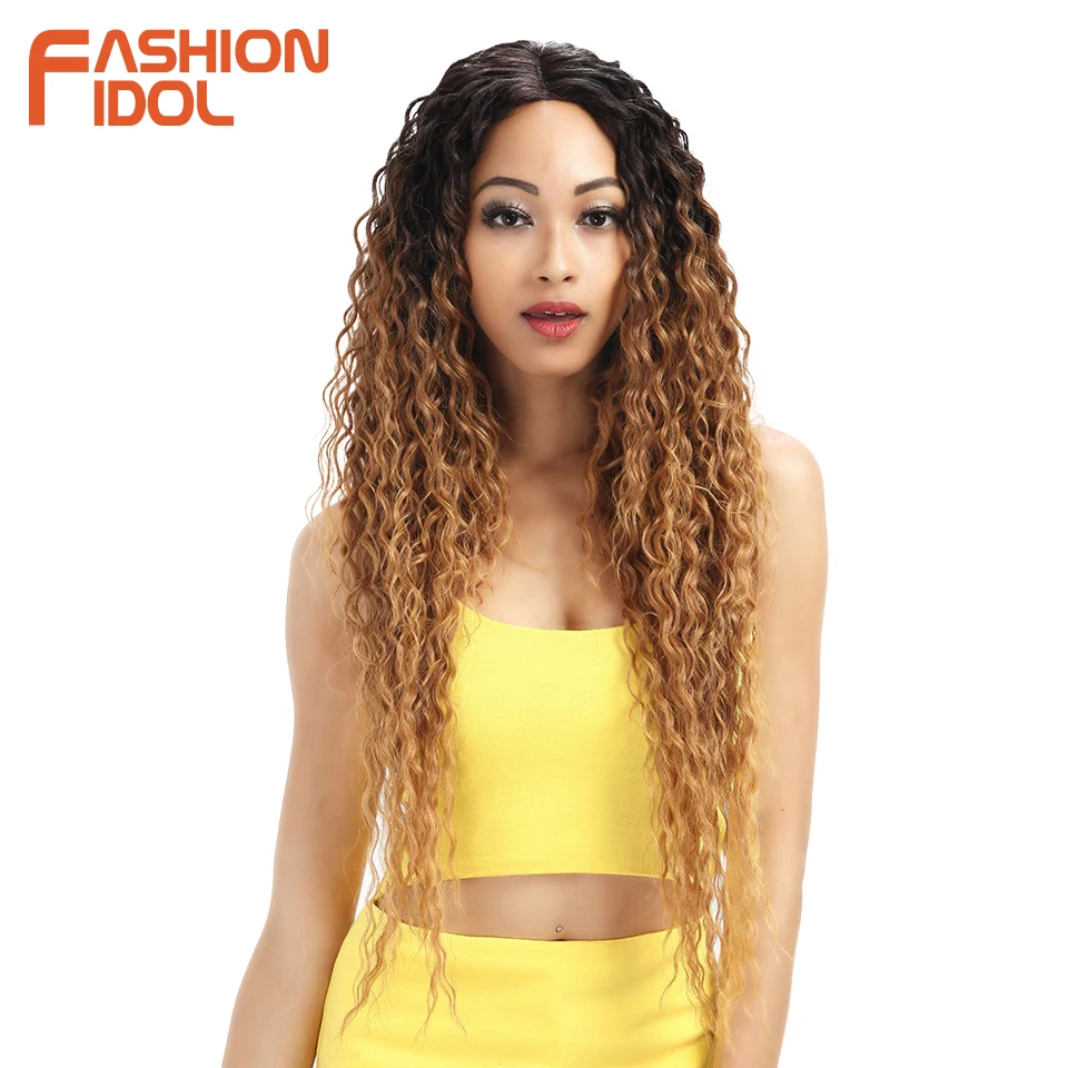 FASHION IDOL 26inch Curly Lace Wigs Synthetic Ombre Blonde HD Lace Middle Part Wigs Cosplay Afro Kinky Curly Wigs For Women
FASHION IDOL 26inch Curly Lace Wigs Synthetic Ombre Blonde HD Lace Middle Part Wigs Cosplay Afro Kinky Curly Wigs For Women