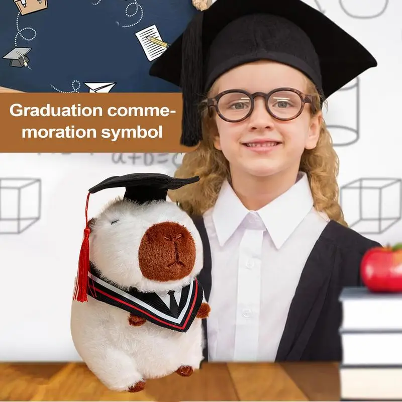 Graduation Capybara Capybara Keepsake Stuffed Plush Decoration With Hat For High School College Boys Girls Friends Celebration
Graduation Capybara Capybara Keepsake Stuffed Plush Decoration With Hat For High School College Boys Girls Friends Celebration