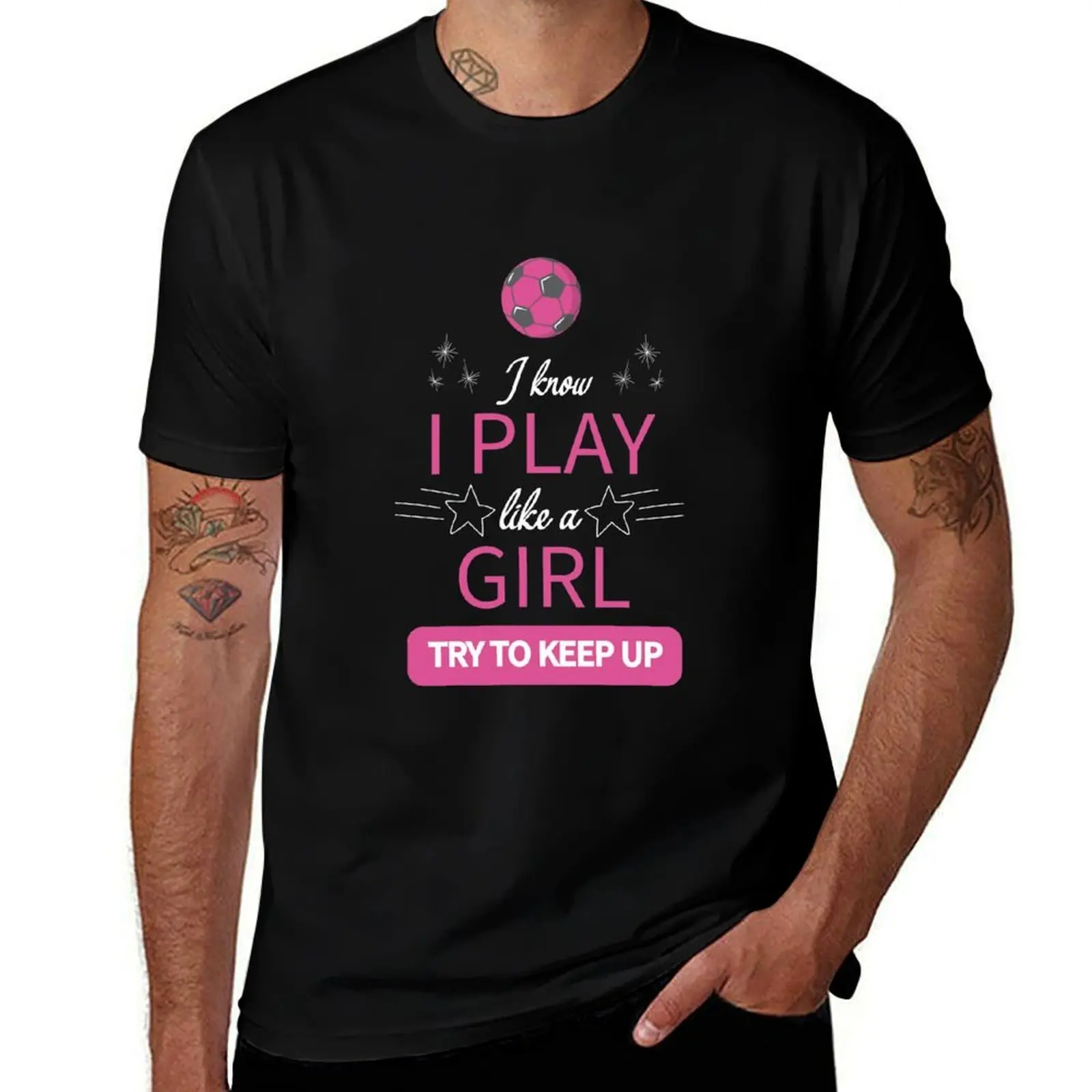 I know I play like a girl try to keep up Soccer T-Shirt man t shirt cotton anime t shirts for man T-Shirt
I know I play like a girl try to keep up Soccer T-Shirt man t shirt cotton anime t shirts for man T-Shirt