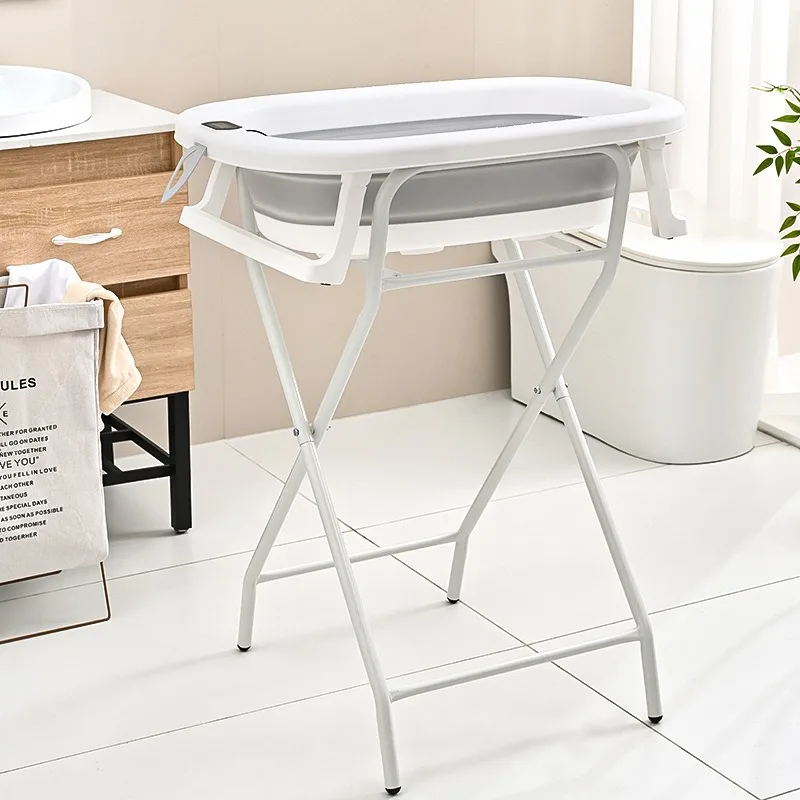 Collapsible Foldable Portable Baby Bath Tub Washing Station, Collapsible Elevated Tub for Bathing, Showering,
Collapsible Foldable Portable Baby Bath Tub Washing Station, Collapsible Elevated Tub for Bathing, Showering,