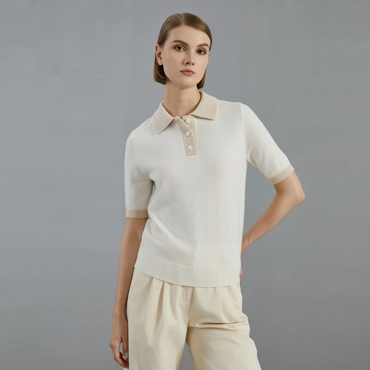 BC813 High Quality Luxury Women's Clothing 100% Cashmere polo neck Pullover Knitted Sweater
BC813 High Quality Luxury Women's Clothing 100% Cashmere polo neck Pullover Knitted Sweater