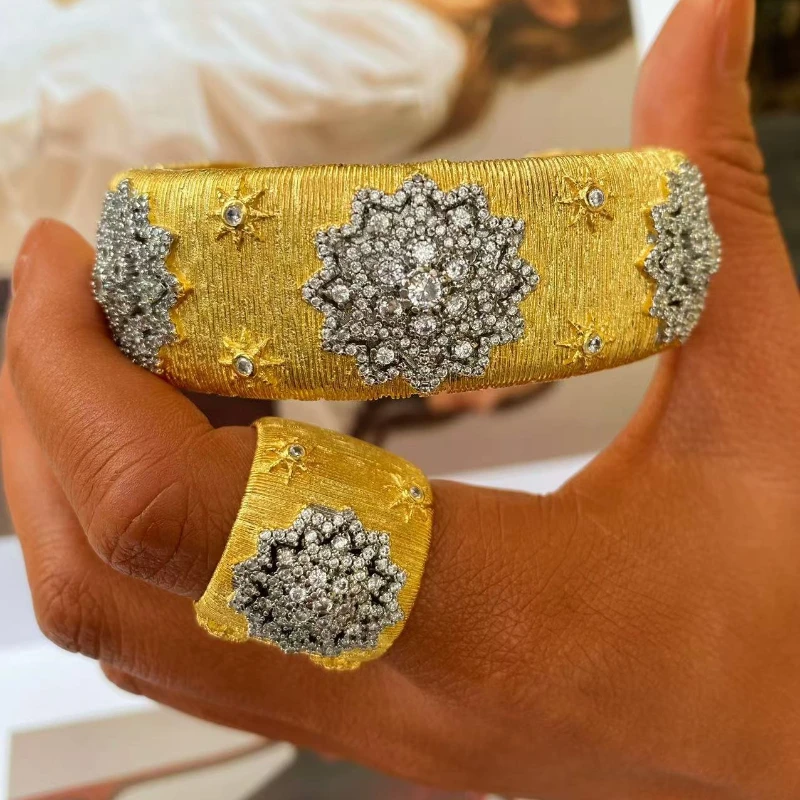 Vintage Chic Italian Color Blocked Set Copper Cubic Zirconia Ring & Bracelet Shiny CZ Ideal for Ladies Retro Style Outfits
Vintage Chic Italian Color Blocked Set Copper Cubic Zirconia Ring & Bracelet Shiny CZ Ideal for Ladies Retro Style Outfits