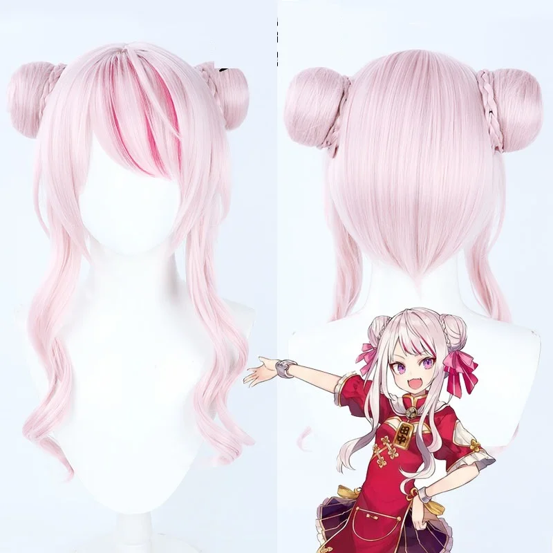 Виртуальный YouTuber Tanaka Hime Косплей Парик Плетеные Пучки HimeHina Channel Виртуальный Youtuber Головные Уборы Розовый Длинные Вьющиеся Боковые Челки Девушка
Виртуальный YouTuber Tanaka Hime Косплей Парик Плетеные Пучки HimeHina Channel Виртуальный Youtuber Головные Уборы Розовый Длинные Вьющиеся Боковые Челки Девушка