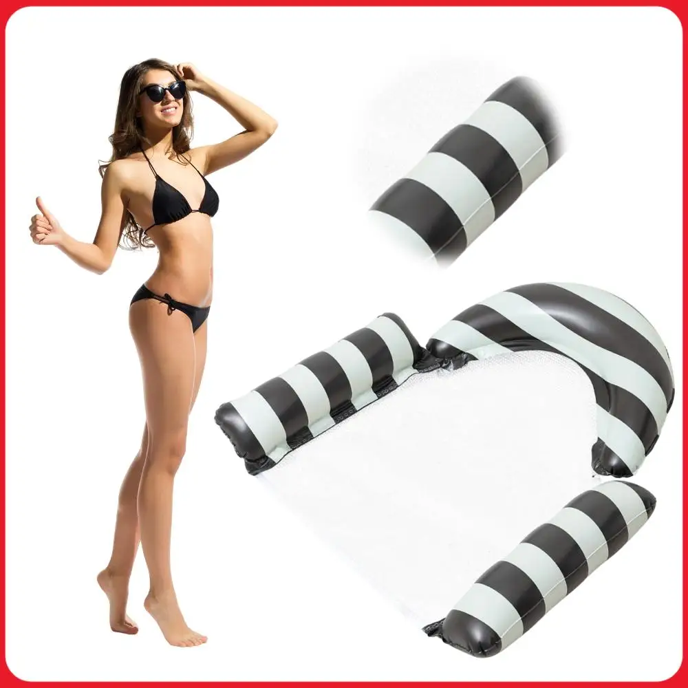Stripe Pattern Lounge Chair Float Leakproof PVC Foldable Water Seat Thickened Floating Bed for Summer Water Entertainment
Stripe Pattern Lounge Chair Float Leakproof PVC Foldable Water Seat Thickened Floating Bed for Summer Water Entertainment