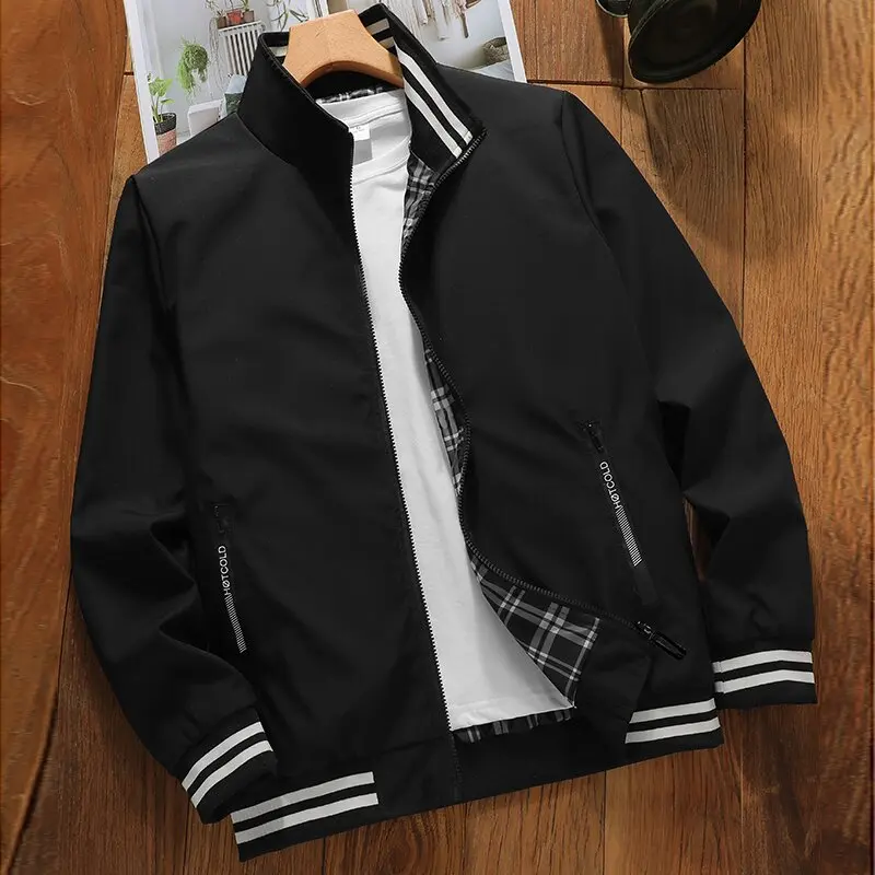 Spring and Autumn New Fashion Solid Color Sports Windproof Jacket Men's Business Leisure Loose Comfortable High Quality Coat 3XL
Spring and Autumn New Fashion Solid Color Sports Windproof Jacket Men's Business Leisure Loose Comfortable High Quality Coat 3XL