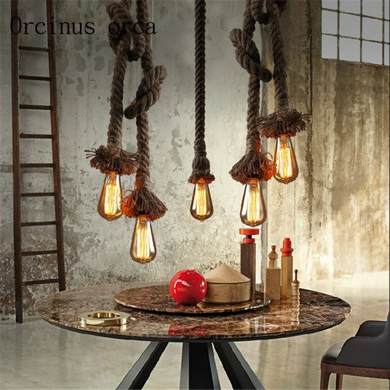 Nordic style retro industrial single head double rope chandelier restaurant cafe minimalist design Postage free
Nordic style retro industrial single head double rope chandelier restaurant cafe minimalist design Postage free