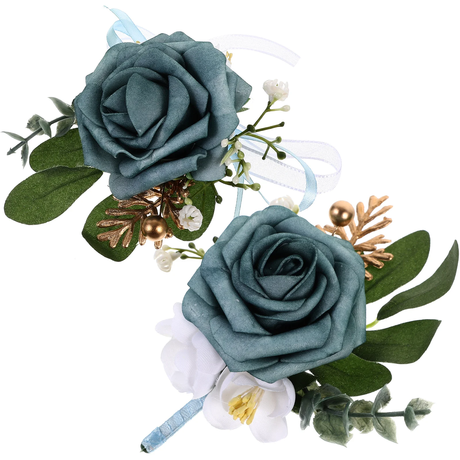 1 set Artificial Flower Corsage Wristlets Boutonnieres Blue Wedding Bridal Bridesmaid Party Decorations
1 set Artificial Flower Corsage Wristlets Boutonnieres Blue Wedding Bridal Bridesmaid Party Decorations