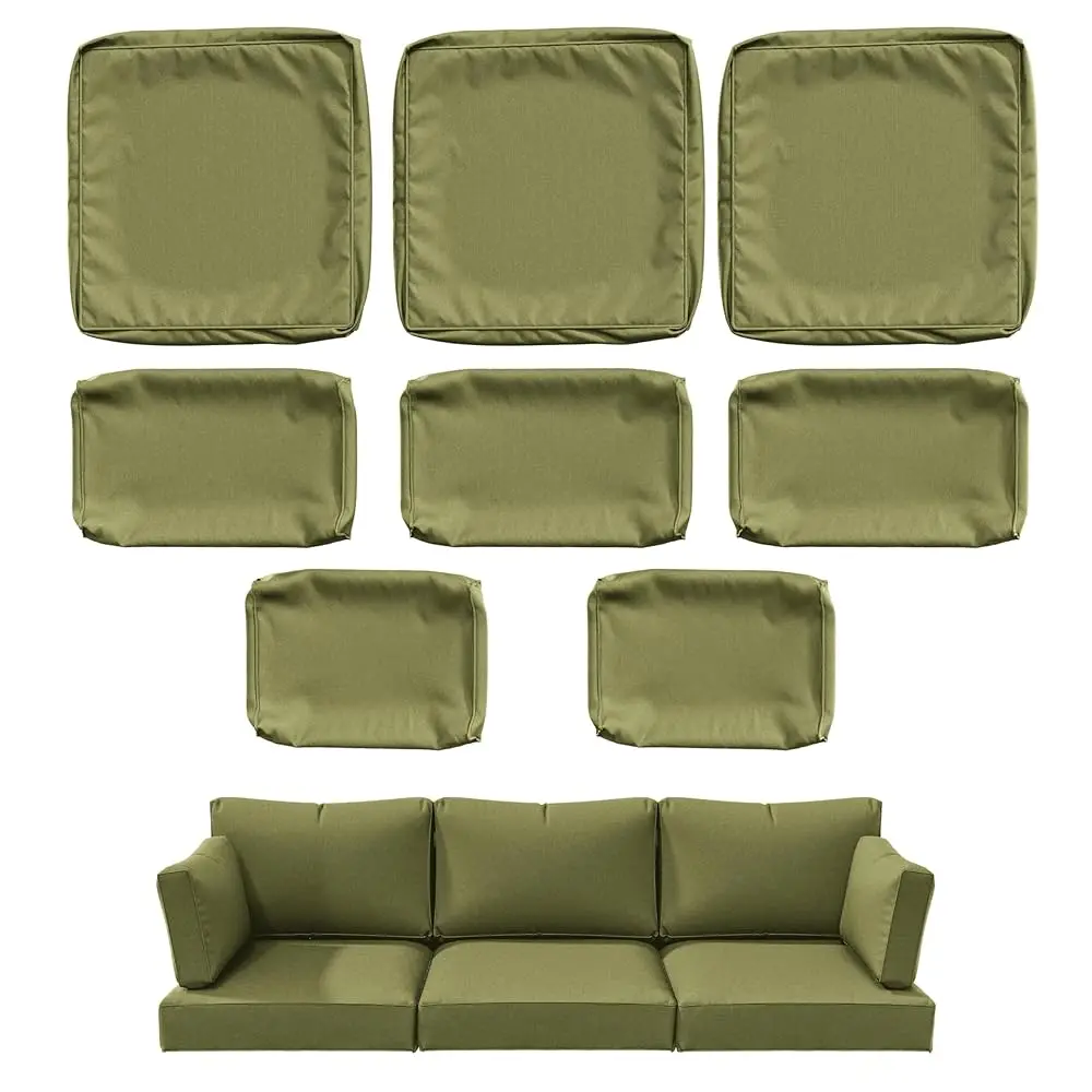 8 Piece Outdoor Cushion Covers For Patio Furniture Replacement Waterproof Outdoor Cushion Slipcovers With Zipper For 3-Seat
8 Piece Outdoor Cushion Covers For Patio Furniture Replacement Waterproof Outdoor Cushion Slipcovers With Zipper For 3-Seat