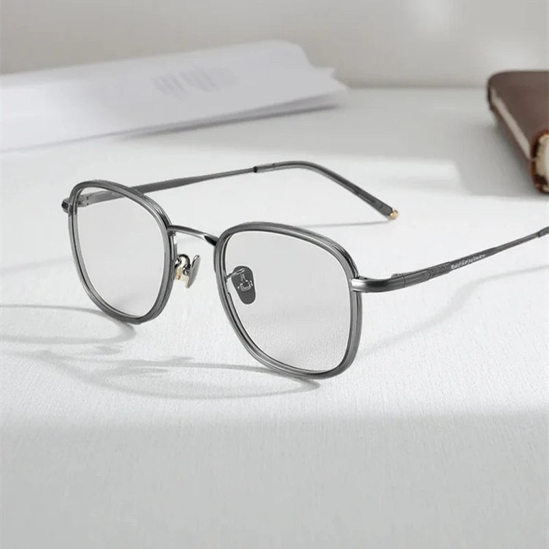 Top Quality Retro Square Glasses Frame Men Women Vintage Titanium Unisex Eyeglasses Japanese Handmade Trendy Full Rim Eyewear
Top Quality Retro Square Glasses Frame Men Women Vintage Titanium Unisex Eyeglasses Japanese Handmade Trendy Full Rim Eyewear