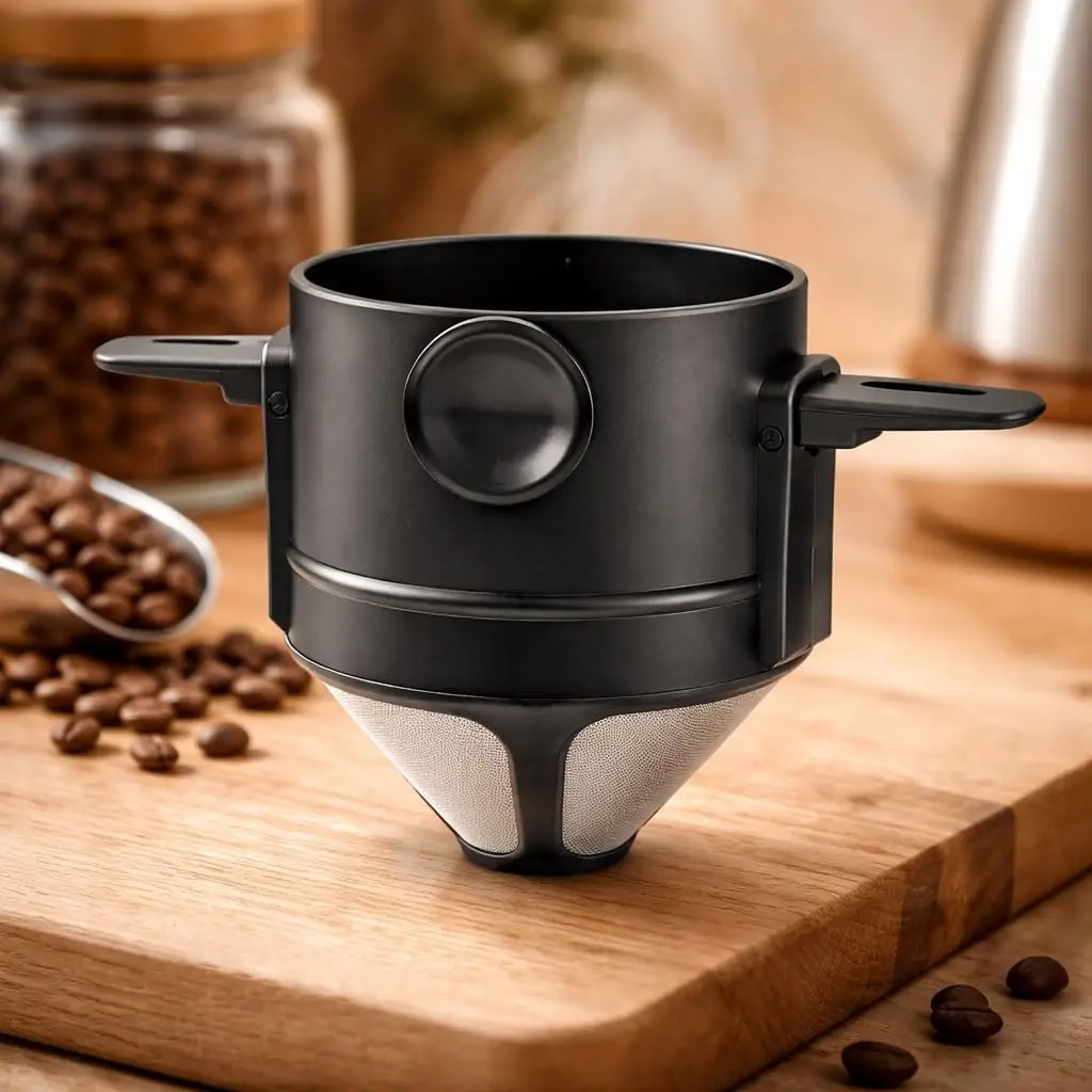 1/2pcs Foldable Portable Stainless Steel Pour Over Coffee Dripper, Reusable Paperless Drip Coffee Filter Holder for Travel
1/2pcs Foldable Portable Stainless Steel Pour Over Coffee Dripper, Reusable Paperless Drip Coffee Filter Holder for Travel