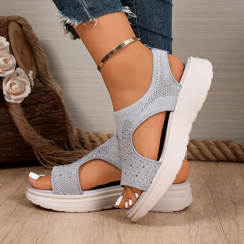 2026 Summer New Women's Casual Sports Sandals Comfortable Beach Wedge Heel Open Toe Stylish Walking Platform Peep Toe Sandals 45
2026 Summer New Women's Casual Sports Sandals Comfortable Beach Wedge Heel Open Toe Stylish Walking Platform Peep Toe Sandals 45