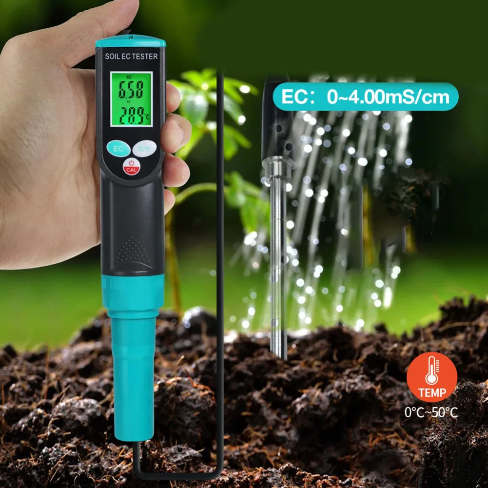 2-in-1 Digital Soil Tester Gardening Tools 2-in-1 Soil Tester 25.5*9*4.5cm Digital Soil Meter Advanced Probe Technology
2-in-1 Digital Soil Tester Gardening Tools 2-in-1 Soil Tester 25.5*9*4.5cm Digital Soil Meter Advanced Probe Technology