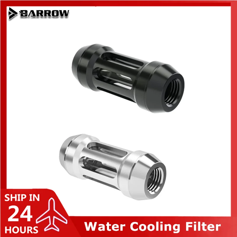 Barrow Water Cooling Filter (Composite Plate), Dual Female G1/4", Black Silver GLA-TLB53
Barrow Water Cooling Filter (Composite Plate), Dual Female G1/4", Black Silver GLA-TLB53